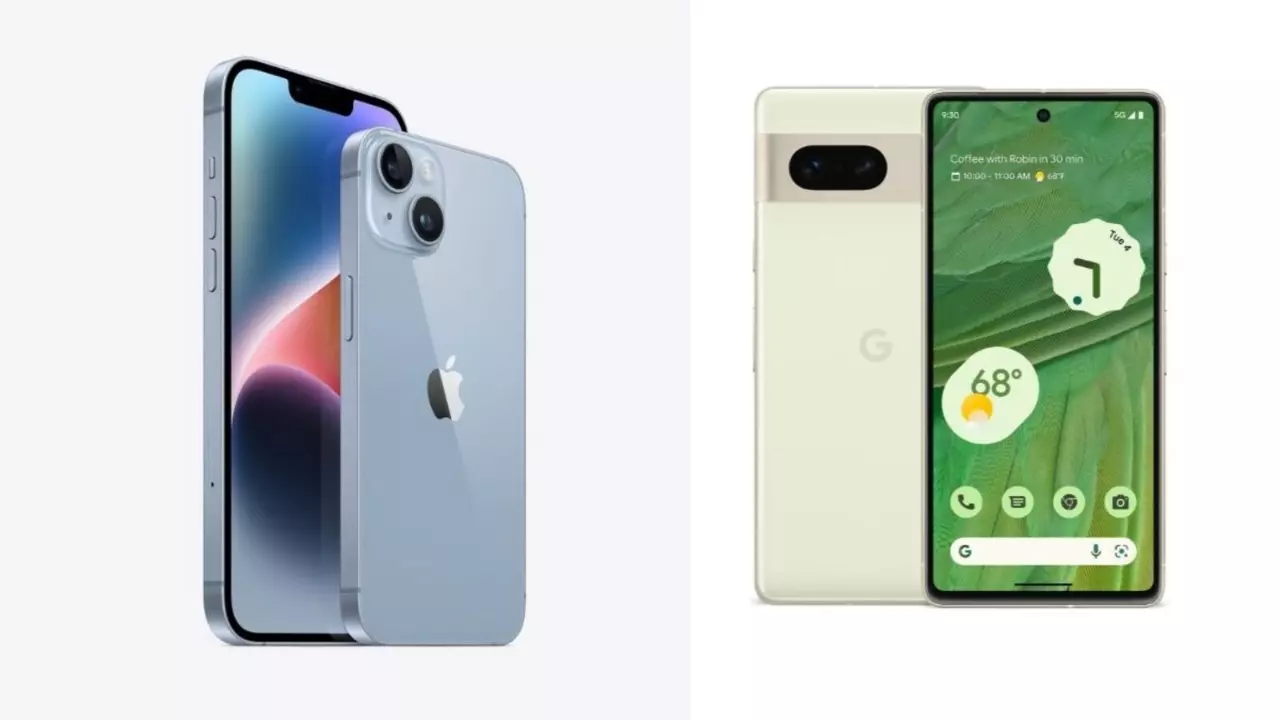 Google Pixel 7 VS iPhone 14