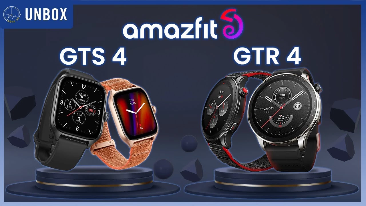 Amazfit GTS 4 and GTR 4