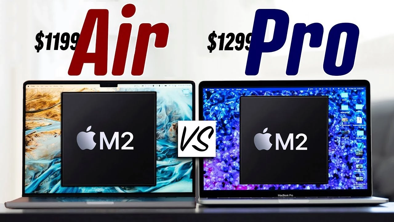 MacBook Pro 13" M2 VS MacBook Air 13" M2